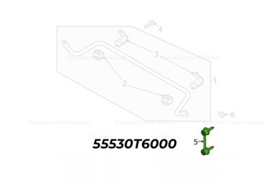 ������ ������� ������������� Genesis GV80 55530T6000 Mobis