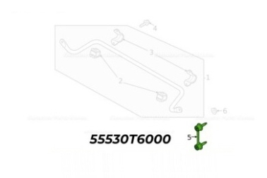 ������ ������� ������������� Genesis GV80 55530T6000 Mobis