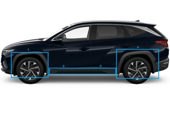 �������� ������ � �������� �� ���� Hyundai Tucson NX4 ������������ Mobis