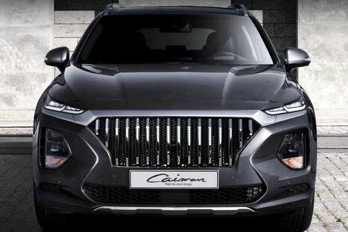 ������� ��������� Hyundai Santa Fe IV chrom